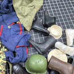 AS-IS Hasbro 12” GI JOE 1960’s – 70’s Jumpsuit Clothes Lot – Adventure Team C4