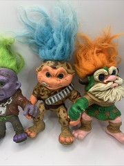 Battle Trolls lot of 3 Hasbro 1992 Battle trolls Military Frankenstein Viking