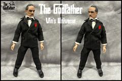 Custom 8″ Mego Marlon Brando Don Vito Corleone the Godfather Action Figure