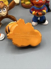 Lot 14 Vintage Character Figurines Sesame Street Disney Garfield Raisin PVC Toys