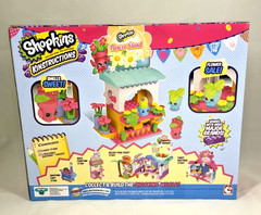 SHOPKINS KINSTRUCTIONS Flower Stand, Brand New, 128 PIECES BUILDING SET, AGES 6+