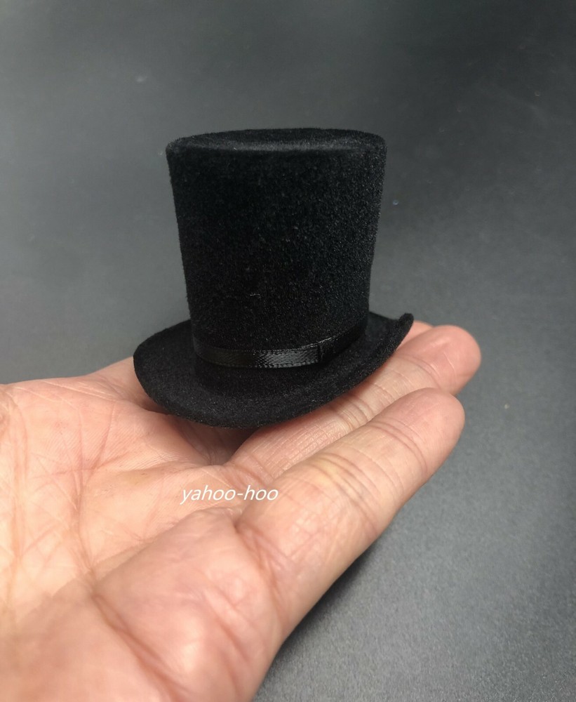 1/6 scale Black Top Hat for 12″ Action Figure Doll Accessories