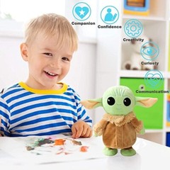 Walking Talking Baby Yoda Interactive Toy Repeats What You Say Kids all ages