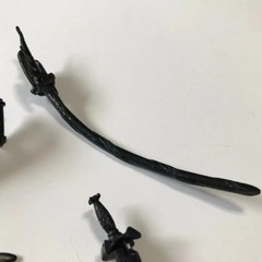 TMNT Next Mutation Crossbow Sword Dagger Axe Ninja Turtles Dragon Lord Lot of 4