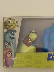 Disney Monster Pixar Set of 4 Figures 2″-3″ Mattel Micro Collection Toys AGES 3+