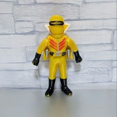 Popy Himitsu Sentai Goranger 5 Sofubi Vinyl Figure Set Showa Vintage