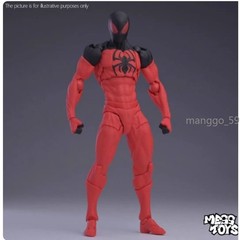 IN USA!! Mess Toys Symbiote Spider-Man Action Figure Black Spide Model Xmas Gift