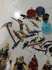 Jazwares Fortnite Lot of Action Figures Weapons Mixed Rare Treasure Chest