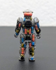 Vintage 1989 Mattel Computer Warriors Gridd Hyper 2″ Action Figure