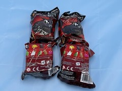 LOT OF 7 Exploding Kittens Backpack Hanger Blind Bag Mini Card NEW