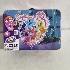 2014 My Little Pony LUNCHBOX PUZZLE 48 pc Rainbow Power Crystal Empire 9.1 x 10