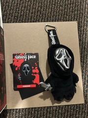 CULTUREFLY GHOSTFACE BAG CLIP CHROME GHOST FACE MYSTERY CHASE RARE!