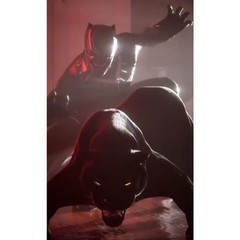 US Stock!!! LED Black Panther Helmet Killerbody 1:1 Wearable Cosplay Mask Props-