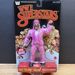 WWE SUPERSTARS LJN JESSE “THE BODY” VENTURA BLACK CARD 8” RETRO 2026 MATTEL