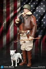 DID A80164+E60071 WWII US Army General George Patton & Accessory Kit 1/6 Model