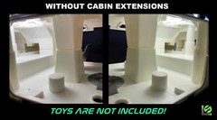 Cabin Extension – Command/Engine Module Bulkheads | 1976 Mattel Space 1999 Eagle