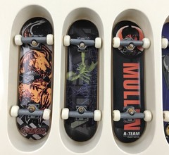 Tech Deck A-Team 6 Pack Mini Skateboards Boxed Incomplete Hardware Read Please