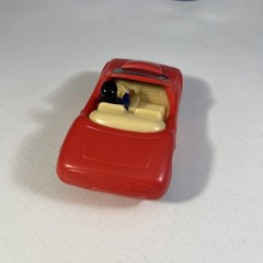 SUPERMAN The Animated Series Lois Lane in Car Pull Back Toy 1997 Burger King DC