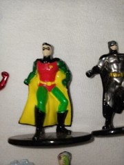 9 DC Comic Die Cast Metal Mini Figures Heroes Villains Toys 1.5in