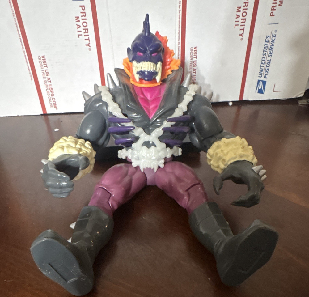 Dragon Action Figure Plastic Toy – Gray Purple Black Orange Monster/Villain