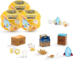 Make It Mini Animals Series 2 3 Pack Mini Collectibles, Blind Pack, DIY, Craf…