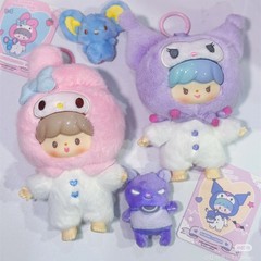 F.UN zZoton Sanrio Love-league Buddies Series Plush Doll Figure Box Art Toys
