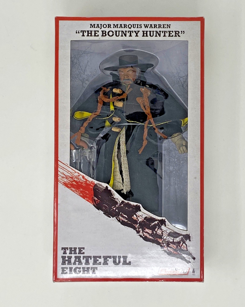 NECA Major Marquis Warren The Hateful Eight Action Figure Samuel L. Jackson RARE