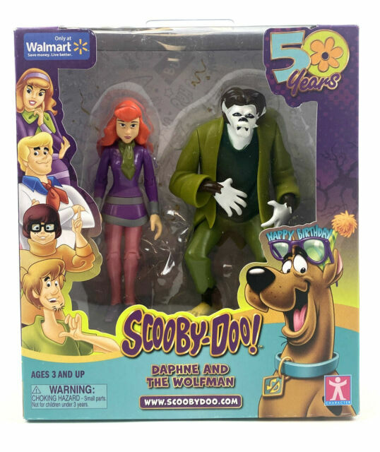 Brand New! Scooby-Doo! 50th Anniversary Set Daphne and The Wolfman 5” Figures