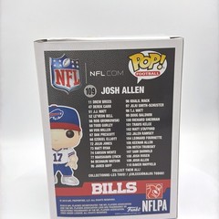 Funko Pop Josh Allen Vinyl Figure NFL Buffalo Bills 109 Blue White Excellent