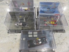 Retired EAGLEMOSS BATMAN CLASSIC SERIES Die Cast (5) Vehicle Lot MINT in Case