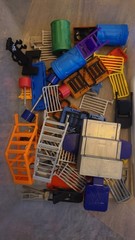 Mattel WWE Knuckle Crunchers Lot 21 Figures Raw Ring And Accessories ***READ***
