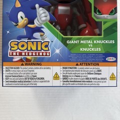 Jakks Pacific Sonic The Hedgehog 35th Year Giant Metal Knuckles vs Knuckles