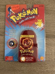 Vintage Pokemon Collector Marble Pouch #05 Charmeleon Blue Toy Biz Nintendo RED*