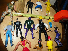 Lot Of 14 Vintage PVC Plastic Figures Mixed- –A-12