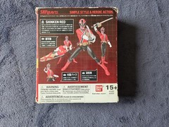 Bandai S.H.Figuarts Shinken Red Power Rangers Figure w/ Sword Hands 15+