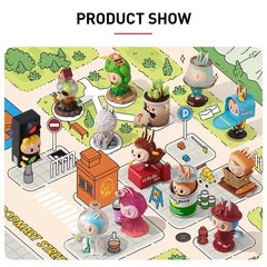 POP MART x Labubu The Monsters Almost Hidden Series Figure Sealed Bag Open Box