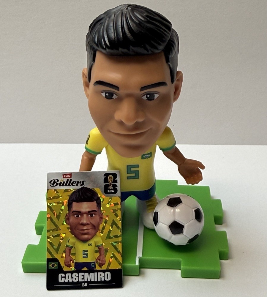 Zuru FIFA World Cup Ballers – Series 1 ~Casemiro #5 Brazil 🇧🇷 New.