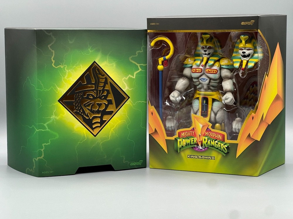 KING SPHINX 7″ MMPR Mighty Morphin Power Rangers Ultimates Figure Super7 Wave 2