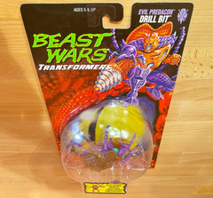 Beast Wars Transformers Drill Bit Predacon Kenner 1996 Action Figure NEW SEALED