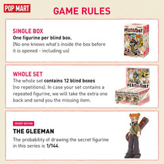 POP MART Peach Riot Rise Up Series Figures, Peach Riot Blind Box Figures, Random