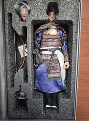 KONGLINGGE Ming Dynasty Qi troop walk camp guard leader 12in Figure KLG-R013