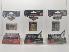 World’s Smallest Transformers & MOTU Micro Action Figure NIB Lot of 3