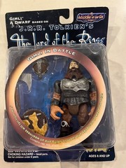 Gimli In Battle Vtg LOTR 1999 The Lord of the Rings Middle Earth Toys ME029