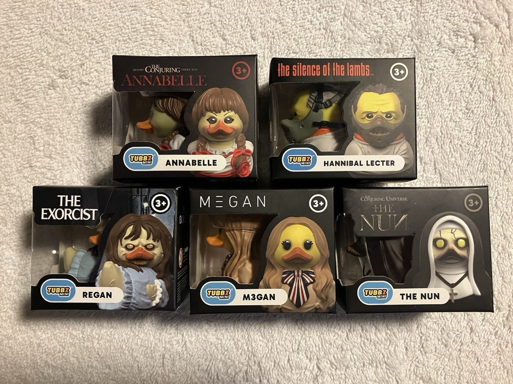 Mini Tubbz Cosplay Duck Horror Lot Annabelle Regan Megan The Nun Hannibal Lecter