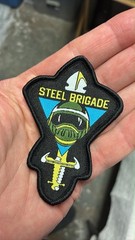 REPRODUCTION GI Joe Steel Brigade Patch
