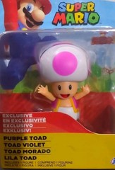 NEW Super Mario PURPLE TOAD 2.5″ EXCLUSIVE Jakks Pacific Nintendo Figure NIB