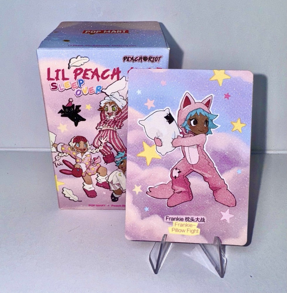 POP MART x Lil Peach Riot Sleepover Series Frankie-Pillow Fight Confirmed Figure