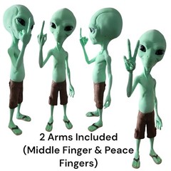 Paul the Alien Garage Figure Collectable Statue Handmade 90Cm ⚠️FULL PAINTED ⚠️