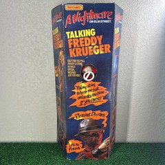 Vintage 1989 Freddy Krueger Talking Doll Pull Cord Tested SFX Work Matchbox NRFB