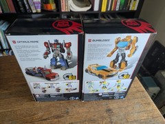 2 Transformers Toys Heroic Optimus Prime & Bumble-bee Action Figures NIB NEW